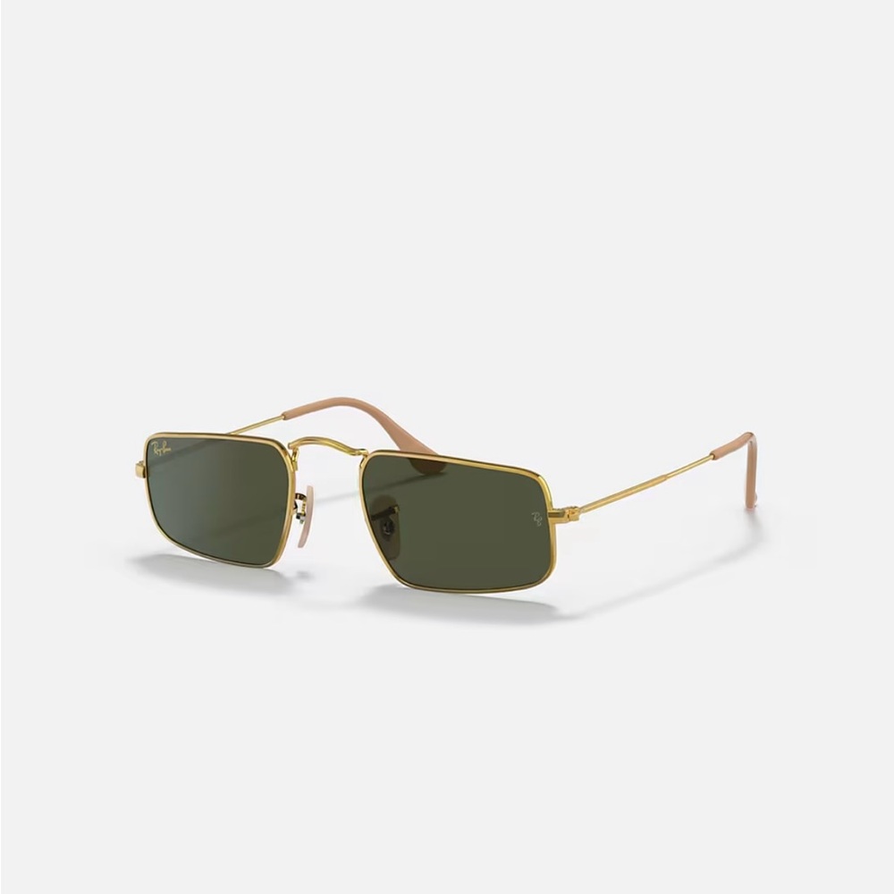 Ray-Ban Julie Gold Frame with Green Lenses Sunglasses